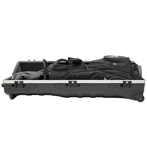 SKB Deluxe Hard Plastic Golf Bag Travel Case with Wheels