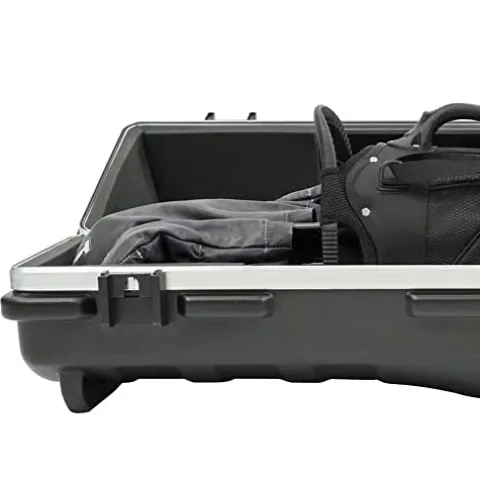 SKB Deluxe Hard Plastic Golf Bag Travel Case with Wheels