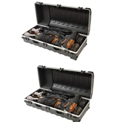 SKB Double ATA Golf Bag Travel Case with Wheels Black