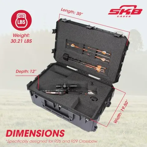 SKB iSeries Crossbow Case for Ravin R26 R29 R29X Black