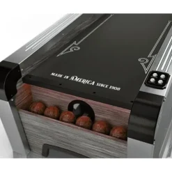 Skee-Ball Arcade Table Machine Game – Premium Nostalgic Family Fun (Coal)