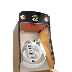 Skee-Ball Arcade Table Machine Game for Home Basement – Premium+ Nostalgic Classic Fun – Made in The USA (Sandstone)