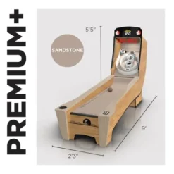 Skee-Ball Arcade Table Machine Game for Home Basement – Premium+ Nostalgic Classic Fun – Made in The USA (Sandstone)