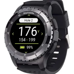 SkyCaddie LX5C Golf GPS Watch with Ceramic Bezel Black