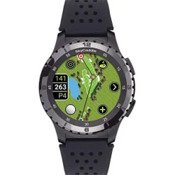SkyCaddie LX5C Golf GPS Watch with Ceramic Bezel Black