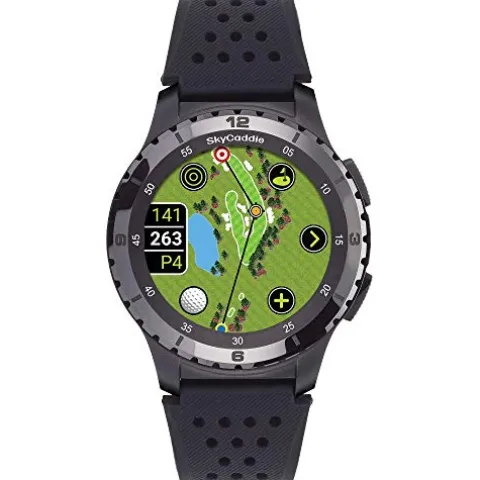 SkyCaddie LX5C Golf GPS Watch with Ceramic Bezel Black