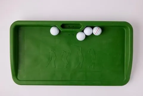 SkyTrak Golf Simulator Studio Pro Package with Metal Case, Enclosure, Software, Mat, Projector, Ball Tray – Studio 10-10 Blue