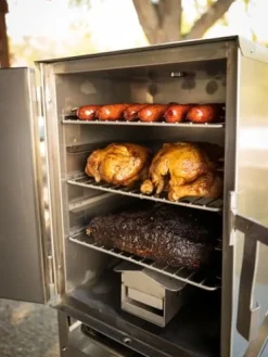 Smokin Tex Pro 1400 Electric Smoker Stainless Steel Silver