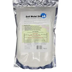 SOIL MOIST SAP Super Absorbent Polymer Garden and Lawn Soil Treatment White