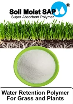 Soil Moist SAP Super Absorbent Polymer Water Retention Polymer for Grass and Gardens 45 Lb.
