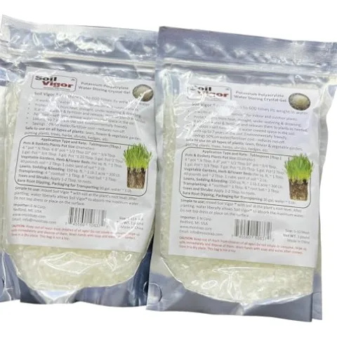 Soil Vigor Potassium Polyacrylate Superabsorbent Soil Amendment 45 lbs White