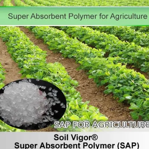 Soil Vigor Potassium Polyacrylate Superabsorbent Soil Amendment 45 lbs White