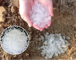 Soil Vigor Potassium Polymer Water Storing Crystals Gel 45 Pounds White