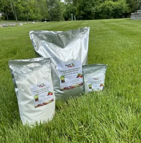 Soil Vigor Potassium SAP for Efficient Watering and Fertilization 40 Pounds