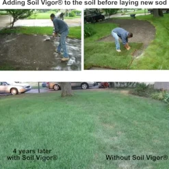 Soil Vigor Water and Fertilizer Reducing Soil Amendments 45 Pounds White