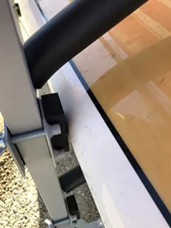 SPAREHAND Freestanding Rack Storage for 4 SUPs or Surfboards Pebble Silver