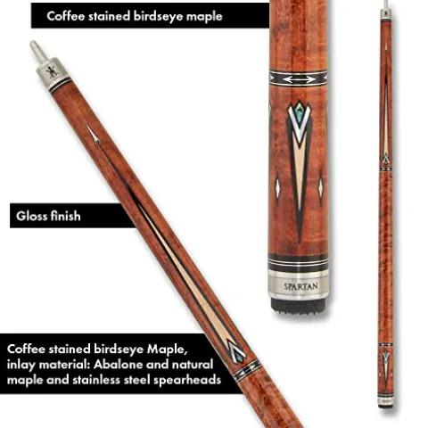 Spartan Billiards Pool Cue Stick – Coffee Stained