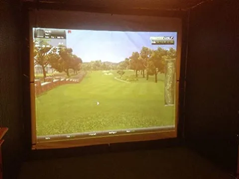 SPECTRUM GOLF SIMULATORS Golf Cage 10x10x12 with Net, Panels, Pads, and Screen