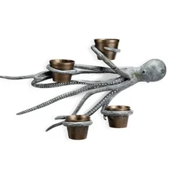 SPI Octopus Wall Hanging Planter Holder with Drain Holes