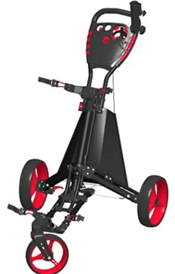 Spin It Golf Products, LLC Easy Drive Golf Push Cart Red