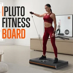 SQUATZ Pluto Home Smart Gym – 100lbs Resistance – All-in-One Digital Machine Black