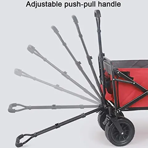 5sssallefaa Foldable Beach Cart Utility Wagon Red