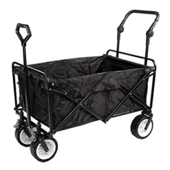 5sssallefaa Foldable Beach Cart Heavy Duty Utility Wagon 100kg Capacity