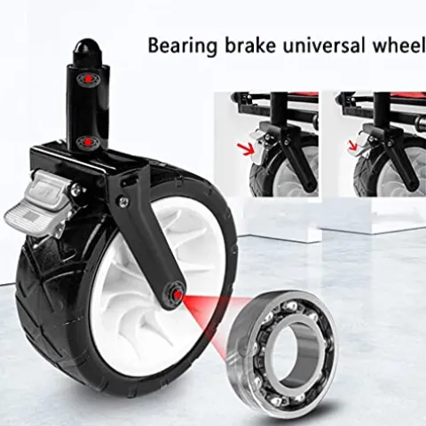 5sssallefaa Folding Utility Wagon Heavy Duty Camping Cart