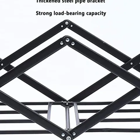 5sssallefaa Folding Utility Wagon Pull Along Cart for Outdoor Use, 60kg Load-Bearing