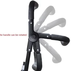 5sssallefaa Outdoor Folding Garden Wagon All-Terrain Cart for Kids Pink 75*85*50cm