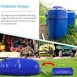 5sssallefaa Portable Water Storage Bag 1800L One Color