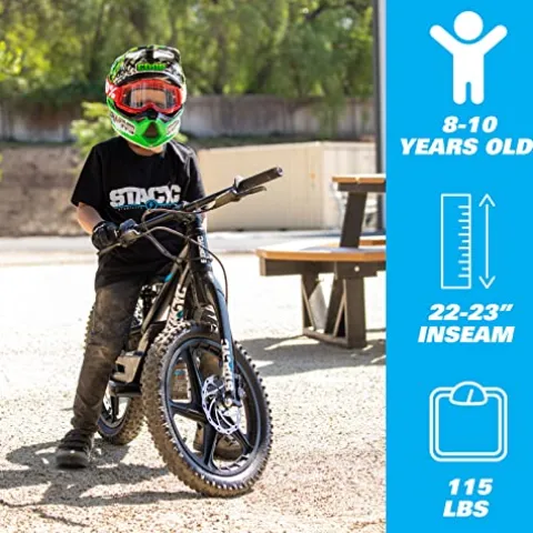 STACYC Brushless 18eDRIVE Electric Balance Bike for Kids Orange