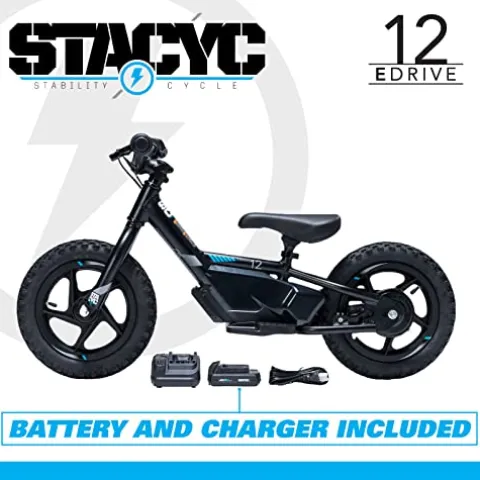 STACYC 12eDRIVE Kids Electric Balance Bike Blue