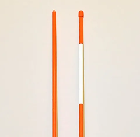 Stakemakers Driveway Marker Snow Stakes Reflective Tape 48″ Fiberglass Yellow 1000-Pack