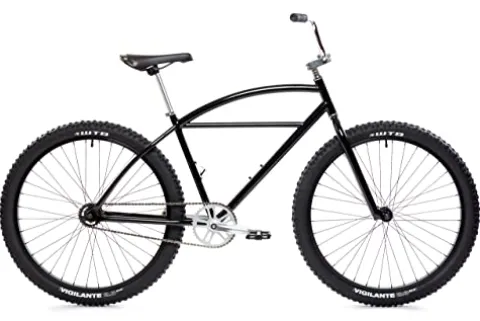 State Bicycle Co. Cruiser Bike 27.5″ Single-Speed Black/Metallic