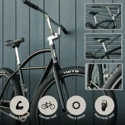 State Bicycle Co. Cruiser Bike 27.5″ Single-Speed Black/Metallic