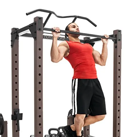 Steelbody Strength Training Monster Cage Squat Rack Home Gym Station System Black