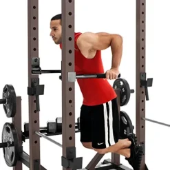Steelbody Strength Training Monster Cage Squat Rack Home Gym Station System Black