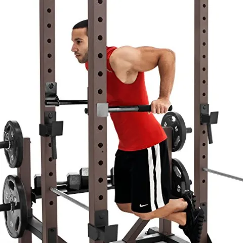Steelbody Strength Training Monster Cage Squat Rack Home Gym Station System Black