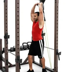 Steelbody Strength Training Monster Cage Squat Rack Home Gym Station System Black