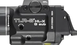 Streamlight TLR-8 HL-X G 1000-Lumen Tactical Flashlight with Green Laser for Glock 43X/48 MOS Black
