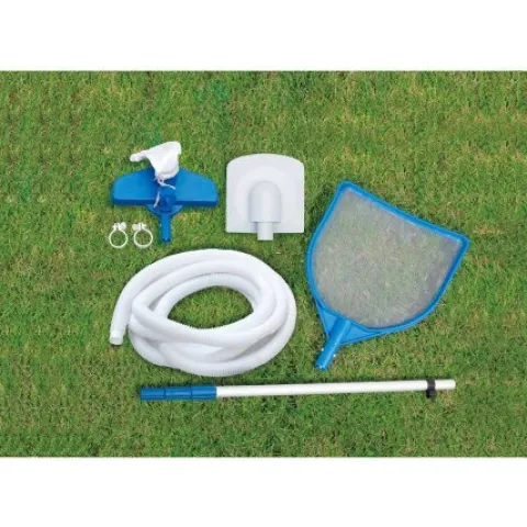 Summer Waves Elite 16′ x 48″ Round Metal Frame Pool with Deluxe Accessories White