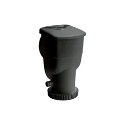 Summer Waves Elite Metal Frame Rectangular Above Ground Pool with Filter Pump and Ladder Gray