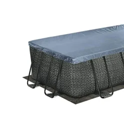 Summer Waves 16-Foot Rectangular Swimming Pool Gray
