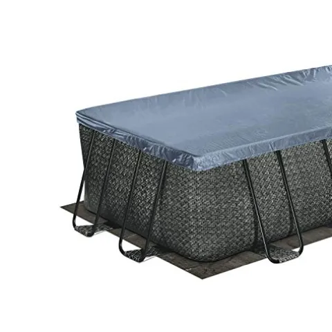 Summer Waves 16-Foot Rectangular Swimming Pool Gray