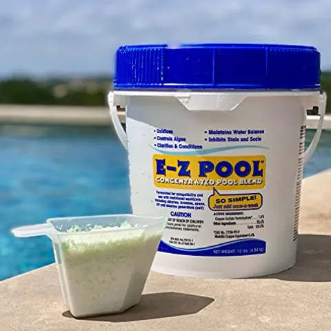 Summer Waves 14ft Round Frame Pool Set with Skimmer & Ladder Brown