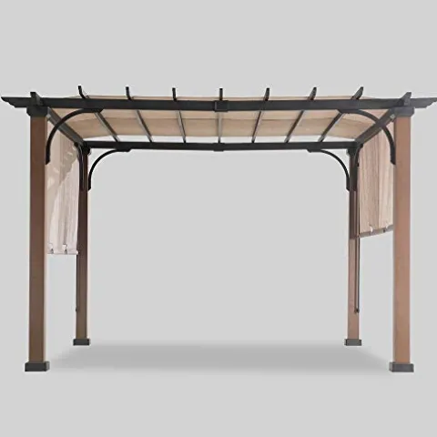 Sunjoy 110105005 Pergola Black/Brown