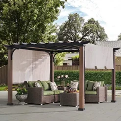 Sunjoy 110105005 Pergola Black/Brown