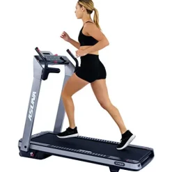 Sunny Health & Fitness ASUNA SpaceFlex Electric Running Treadmill Silver