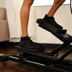 Sunny Health & Fitness Electric Elliptical Trainer with Programmable Monitor – SF-E3875 Black